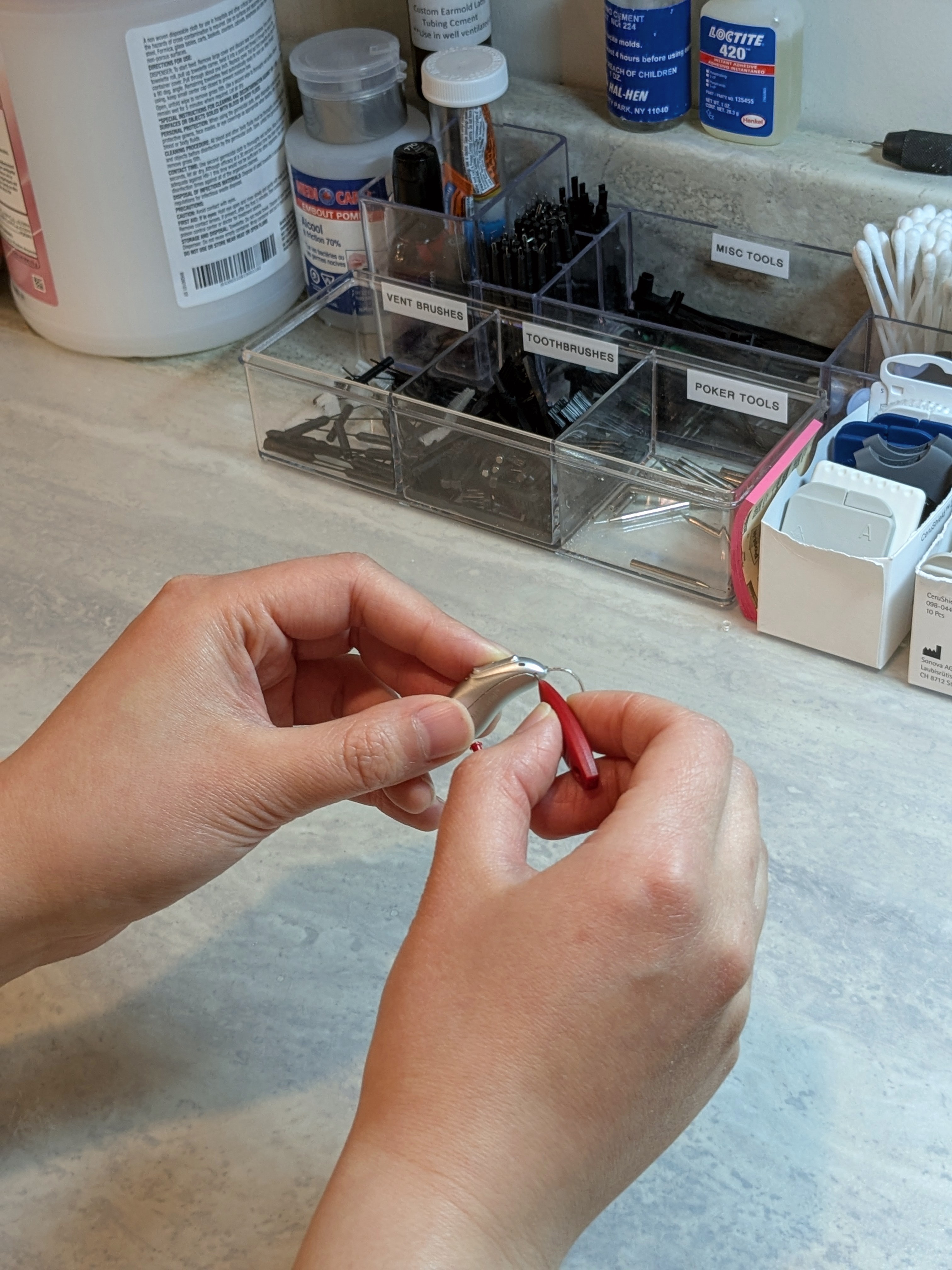 Personalized hearing aid repair service at Sense of Hearing